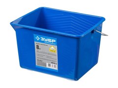 ЗУБР 8 л, высокопрочное, Малярное пластиковое ведро, ПРОФЕССИОНАЛ (0609-08)