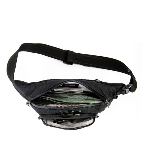 Картинка сумка поясная Pacsafe Venturesafe X Waistpack черный - 2