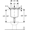 Бачок для унитаза напольного Geberit АР116 136.430.11.1