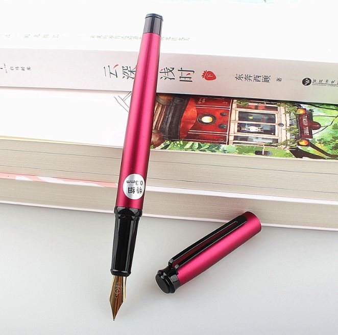 Перьевая ручка Yiren 3785, Китай. Корпус металл, перо EF (0.3 мм), заправка поршень. Sale 1500!