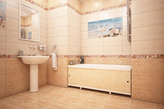 Водостойкий экран под ванну "Кварт"