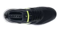 Теннисные кроссовки Lotto Mirage 200 SPD - all black/sharp green/asphalt