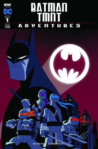 Batman/Teenage Mutant Ninja Turtles Adventures #1 с автографами Кевина Истмана и Сиро Ниели