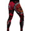 Компрессионные штаны Hardcore Training Raijin Black/Red