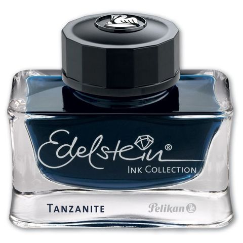 Флакон с чернилами Pelikan Edelstein EIBS (PL339226) Tanzanite чернила темно-синие чернила 50мл для ручек перьевых