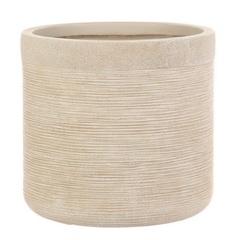 Кашпо Флоранжери Круглое, Idealist Lite, кремовый, D50 H49см, 96л