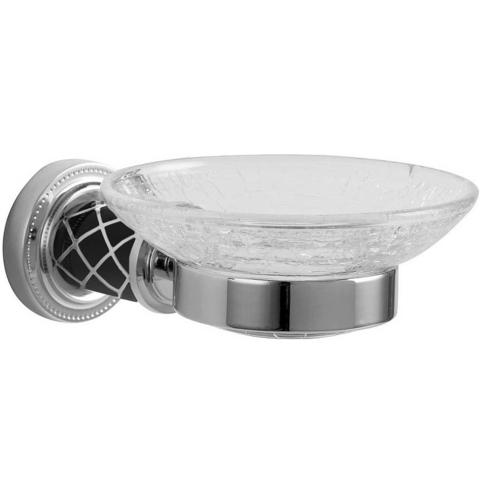 Boheme 10903-B-CR Мыльница MURANO CHROME (черное)_Комплект