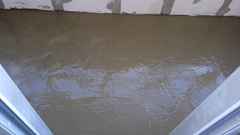Работы по подготовке покрытия стяжкой на цементной основе