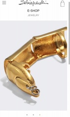 84551 - Кольцо на весь ПАЛЕЦ в стилистике SCHIAPARELLI цвет сатинированное золото