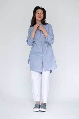 Халат женский м178 toray стретч серый29