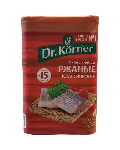 Хлебцы DR KORNER ржаные классические 100г