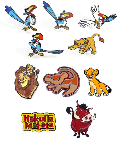 Король Лев значок металлический