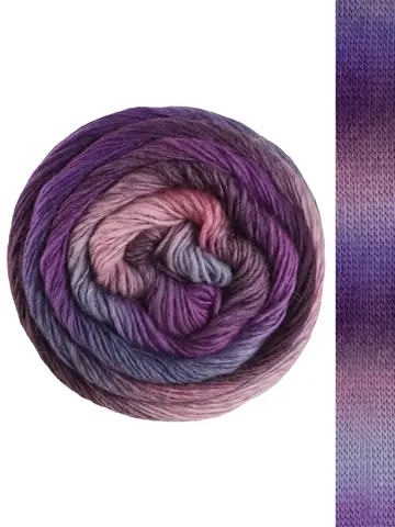 Пряжа Lana Grossa Meilenweit 100 Color Mix Soft 8067