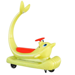 Парковый электромобиль «Дельфинчик-морячок», жёлтый