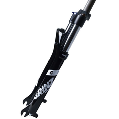 Вилка 29" GRINZ ES 451 HLO 29"*1.1\8" ход 100мм,локаут гидравл,предвар.сжат.,черн/бел.(HQ-0018759)