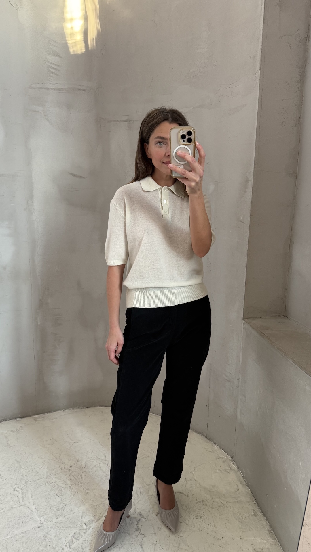 Поло из кашемира и шерсти PREMIUM QUALITY