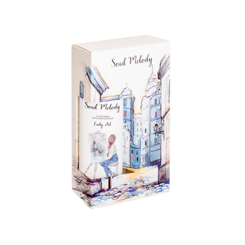 Подарочный набор Soul Melody Lady Art (гель для душа, спрей-вуаль)