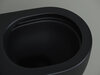 Ceramica Nova Metropol CN4004MB Напольный пристенный унитаз-соло с ультра тонким сидением и крышкой с функцией плавного закрытия, цвет: чёрный матовый