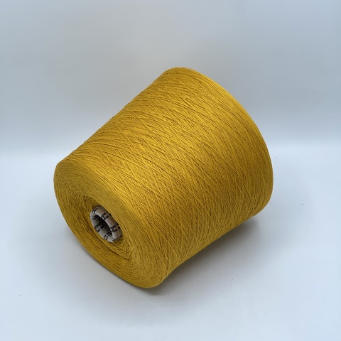 Бобинная пряжа,Cotton combed, 1693м. 100%Хлопок, Цитрус(8051), 39114