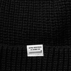 Шапка Alpha Industries Essential Watch Cap Black (Черная)