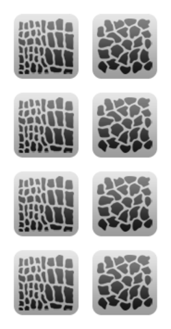 Трафарет на липкой основе серия 