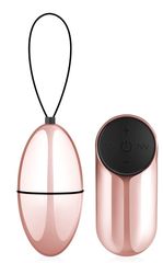 Розовое виброяйцо New Vibrating Egg с пультом ДУ - 