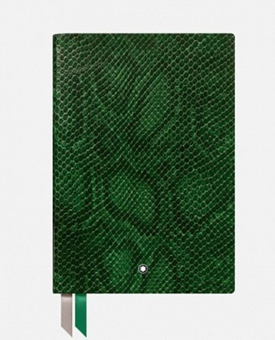 Записная книжка А5 PYTHON PRINT, ЦВЕТ PEACOCK GREEN