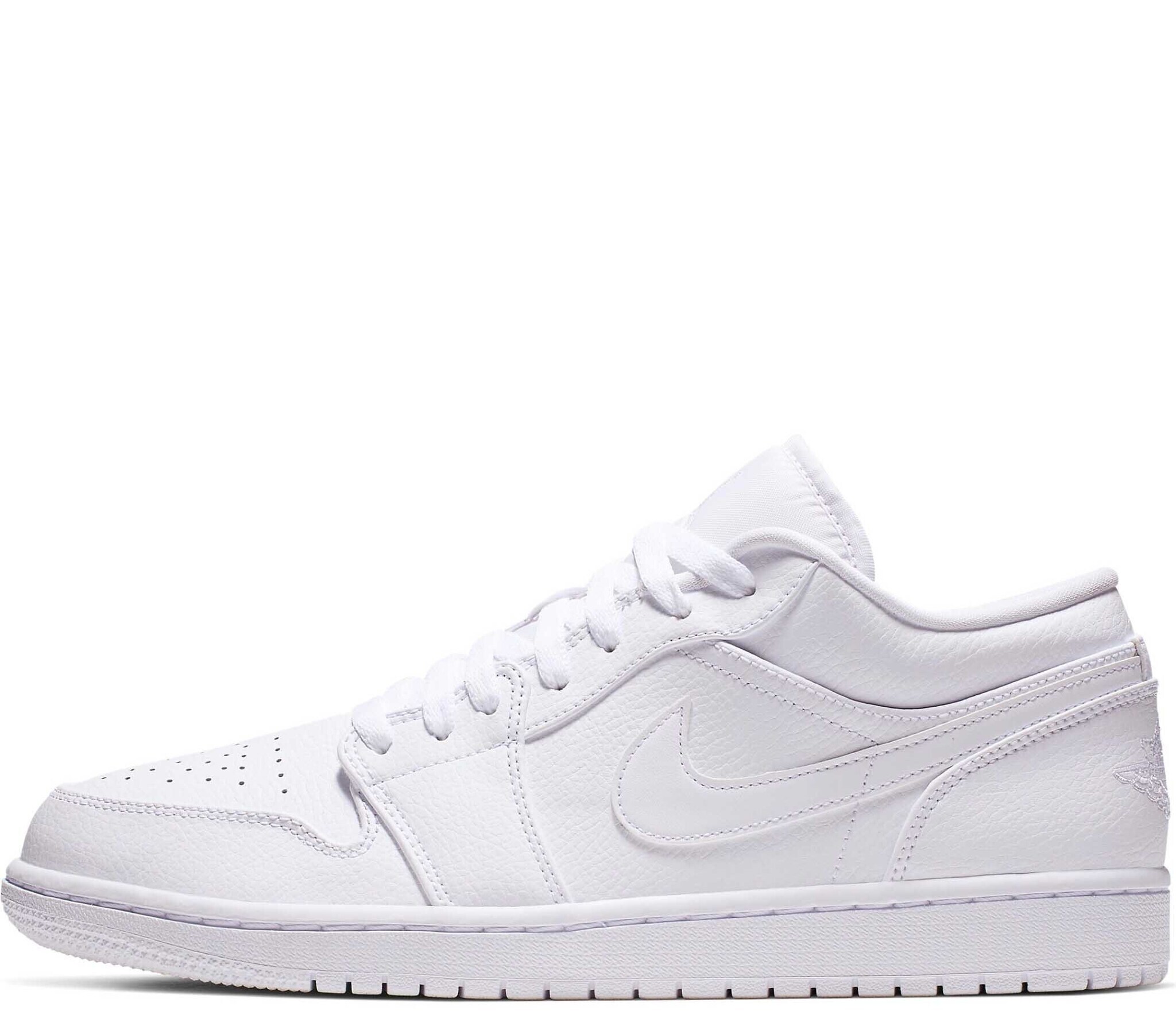 nike air jordan 1 low trainers in white