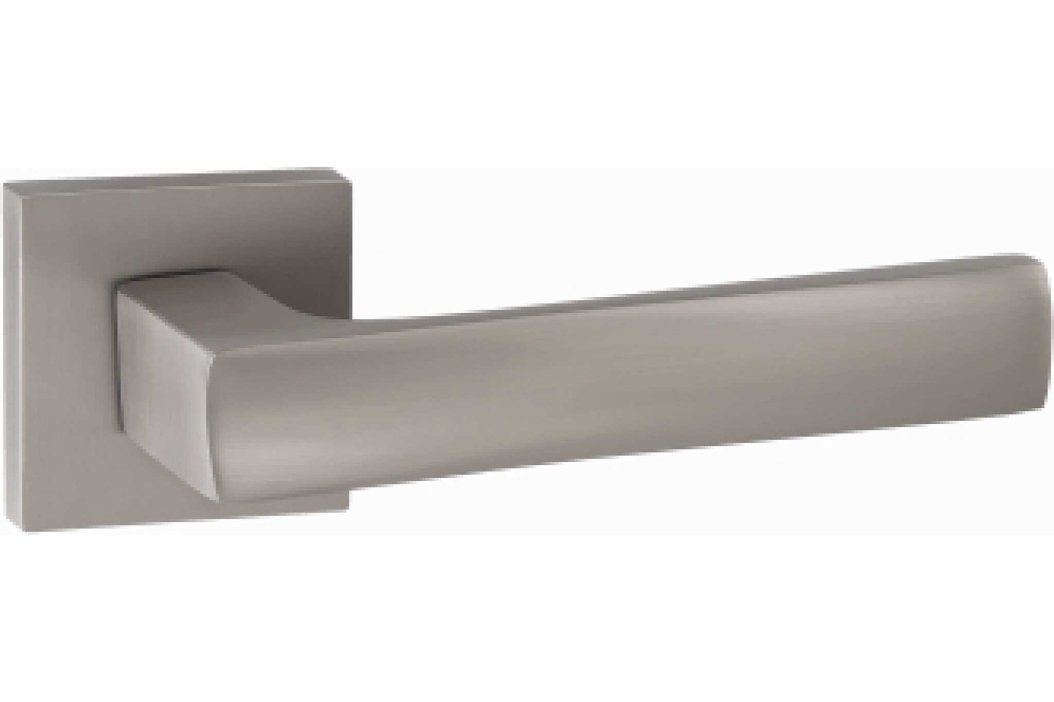 Ручка квадрат Пуэрто INAL 527-03 MSN, цвет никель супер матовый, алюминий (гарантия - 8 лет)