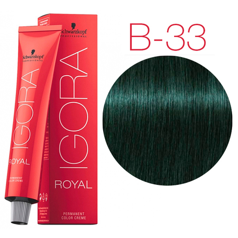 Schwarzkopf Igora Royal High Power Browns B-33 (Коричневый матовый экстра ) -  Краска для волос