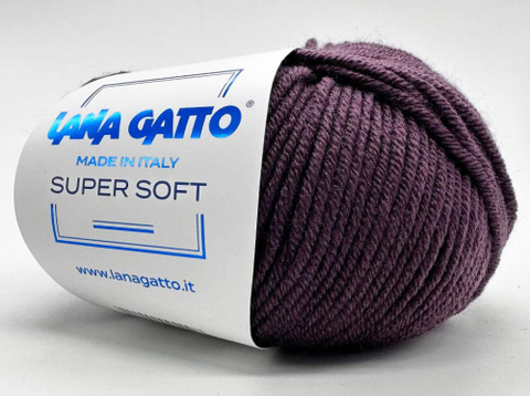 Пряжа Lana Gatto Super Soft 19063 слива (уп.10 мотков)