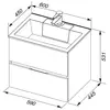 Aquanet 182734 Компл.2 - Тумба Алвита 60 цв.ясень коимбро (182734)