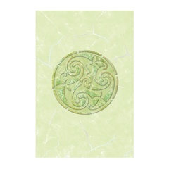 ВКЗ Веста Декор D1 200х300х7мм салатный с золотом, серия Люкс