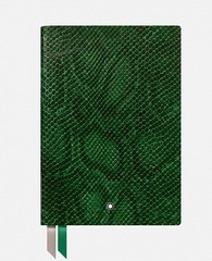 Записная книжка А5 PYTHON PRINT, ЦВЕТ PEACOCK GREEN