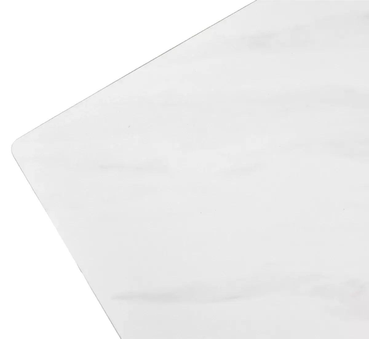 Стол ORISTANO 200 MARBLES KL-99 Белый мрамор матовый, итальянская керамика/ черный каркас, DISAUR