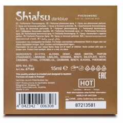 Духи с феромонами «Darkblue» Shiatsu мужские 15 мл.