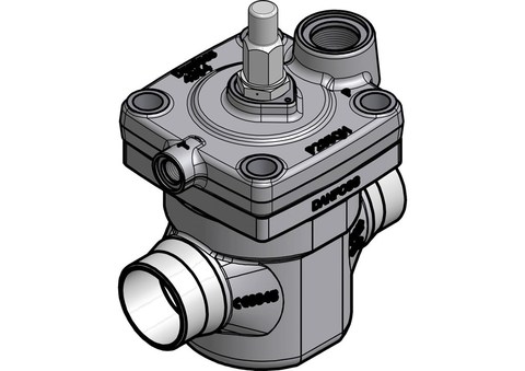 Пилотный клапан ICS1 40 Danfoss 027H4020 стыковой шов