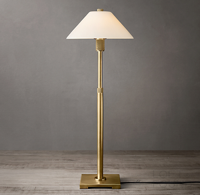 Настольная лампа Utilitaire Linen Shade Table Lamp