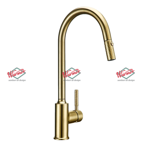 Смеситель для кухни Warmer Bronze Line Ql