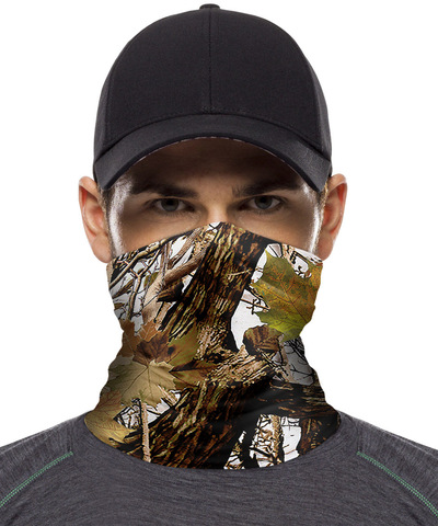 Картинка бандана-труба Skully Wear Tube skull camo Mossy oak autumn - 2