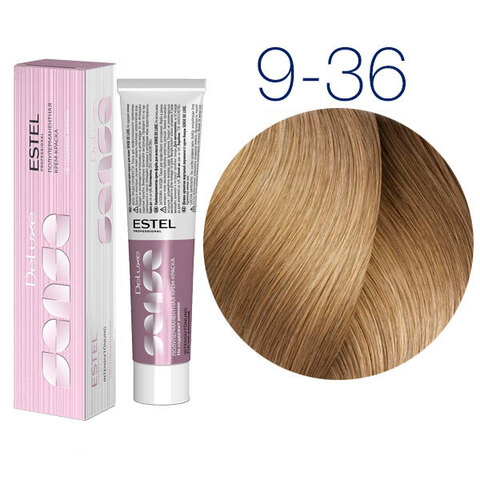 Estel Professional DeLuxe Sense 9-36 (Блондин золотисто-фиолетовый) - Полуперманентная крем-краска для волос