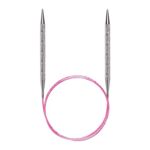 Спицы металлические круговые супергладкие addiUnicorn, №3,25, 80 см.