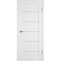 Купить Межкомнатная дверь экошпон VFD Emalex 27 Ice остеклённая