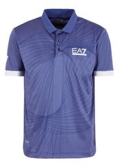 Теннисное поло EA7 Man Jersey Polo Shirt - marlin