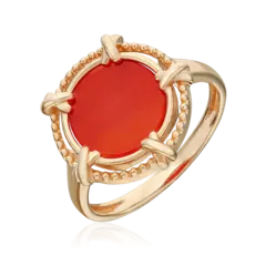 kolco-pechatka-kruglaya-iz-zolota-585-proby-s-serdolikom