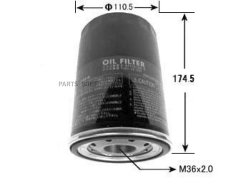 Фильтр  масляный  VIC  C-419
