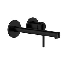 Gessi 63583#299 Gessi INGRANAGGIO Смеситель для раковины встраиваемый, однорычажный,  излив 185-205 мм., внешняя часть, цвет Black XL фото