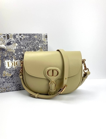 Сумка Dior Bobby, средний формат бежевый