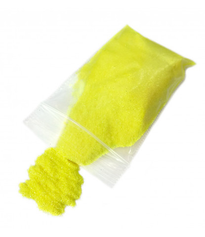 Блестки на развес в пакетиках неоновые желтые 10 гр