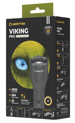 Фонарь Armytek Viking Pro Magnet USB Warm